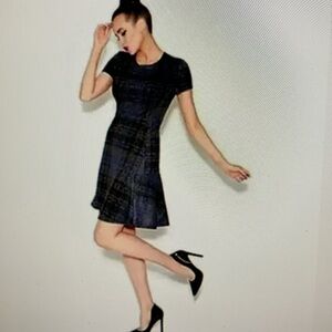 Betsy Johnson Not So Schoolgirl Plaid Fit and Flare size 4